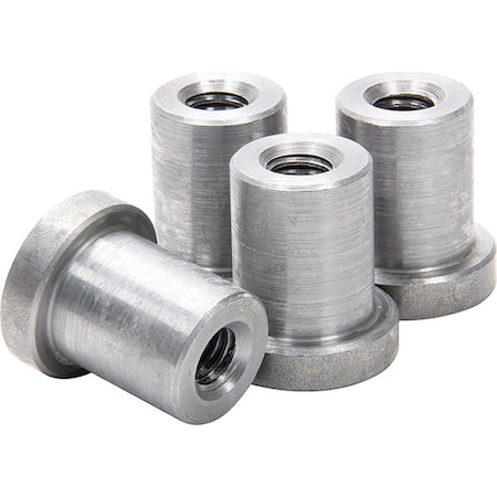 Allstar Performance 0.37 in.-16 Long Weld-On Nuts, 4PK ALL18550